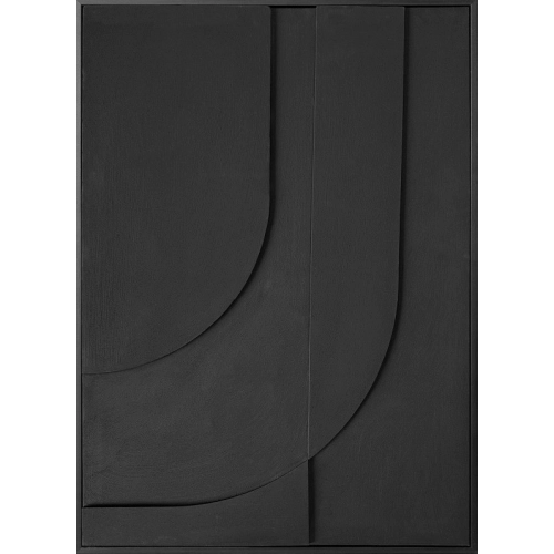 OBRAZ 3D RELIEF NO1 BLACK